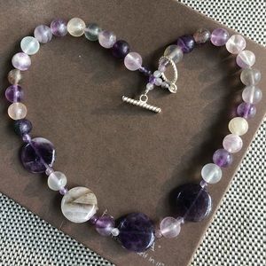 Purple Stone Necklace